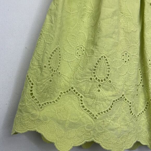 Matilda Jane lime green eyelet and butterfly patterned mixed Media dress size 4 - Picture 6 of 15